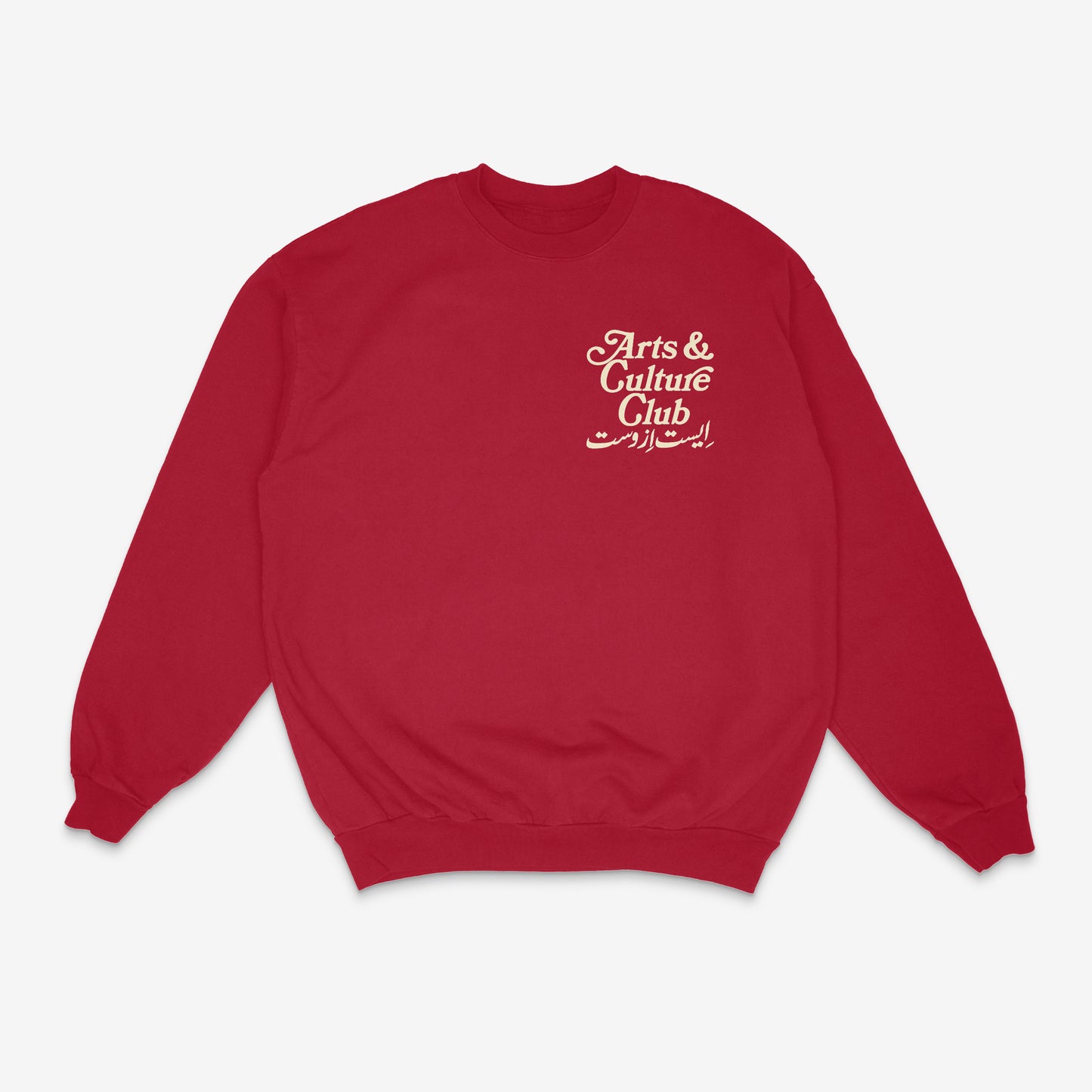 Arts & Culture Club Crewneck (Cherry Red)