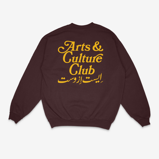 Arts & Culture Club Crewneck (Chocolate)