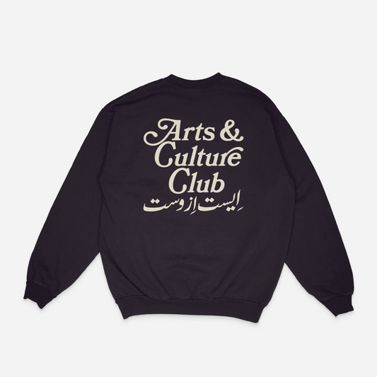 Arts & Culture Club Crewneck (Black)